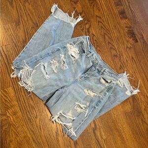 American Eagle ripped jeans